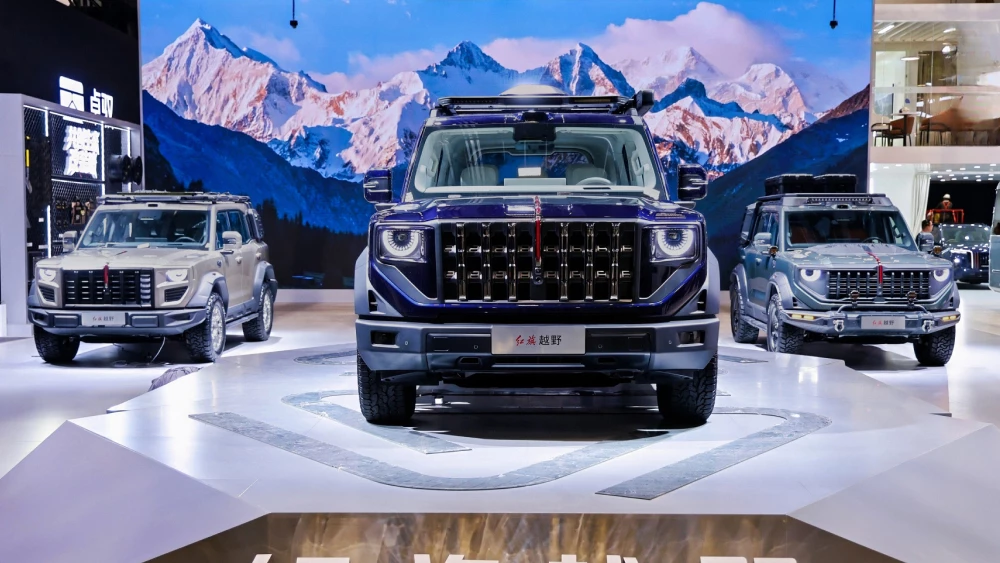 Рамный внедорожник Hongqi P567 представили в Пекине пекинский автосалон 2026 новинки