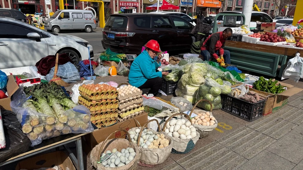 город Хоргос Китай улицы торговля