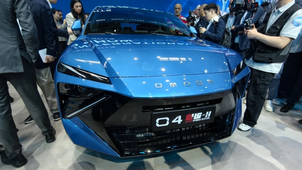 кроссовер chery omoda c4 в пекине спереди
