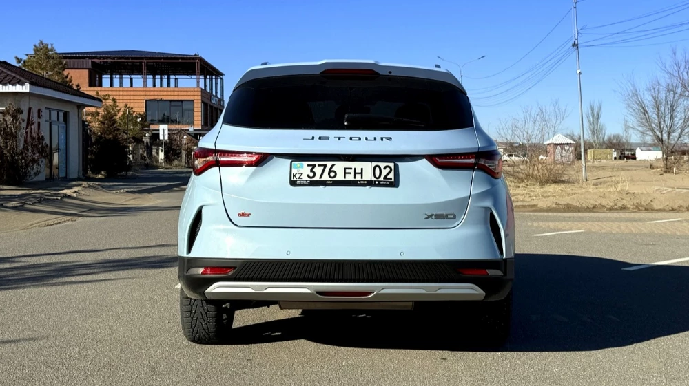 jetour x50 в казахстане тест сзади
