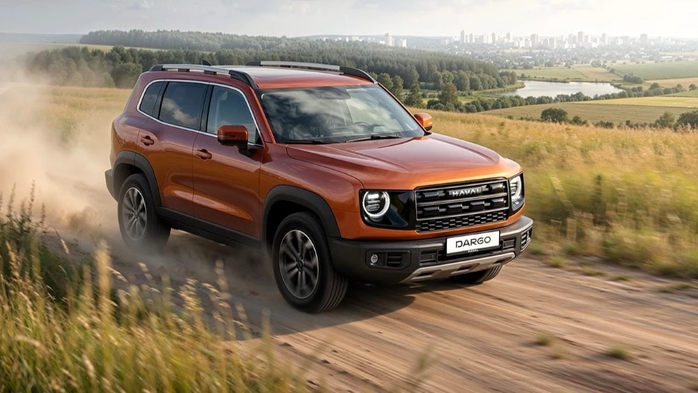 haval dargo 2026 год сбоку спереди в динамике