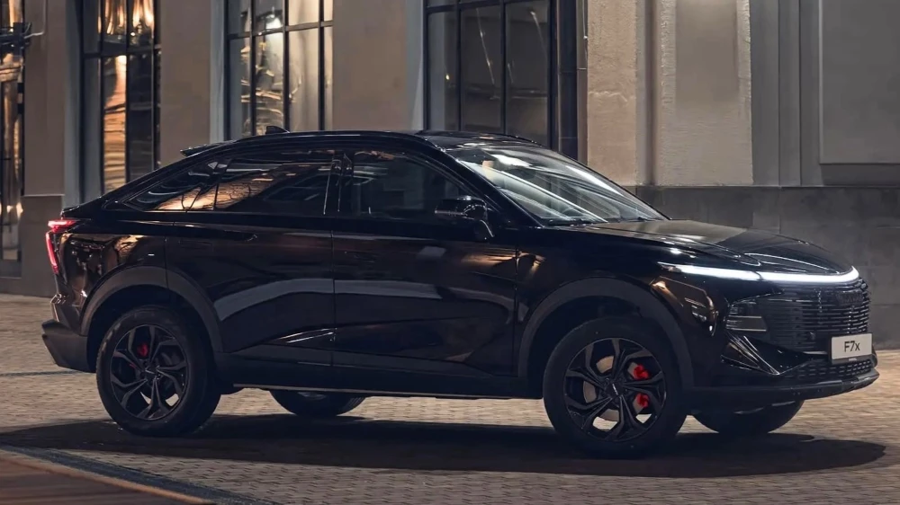 haval f7x обновленный сбоку спереди 2026
