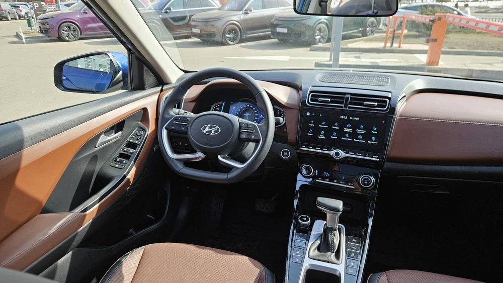 Solaris HC Hyundai Creta тест салон интерьер