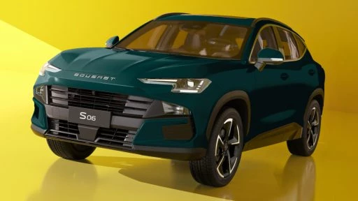 Старт продаж кроссовера Soueast S06 объявили в России сбоку спереди зеленый