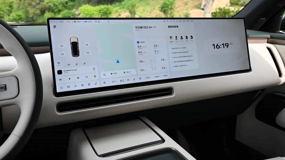 li auto l9 кроссовер салон интерьер новое поколение livis