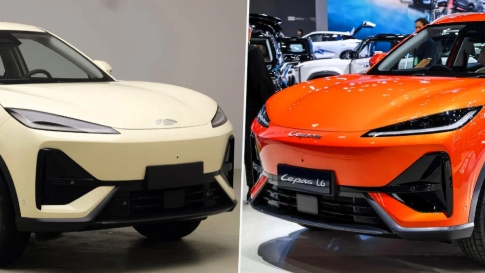 кроссоверы chery fulwin t7 и lepas l6 ev спереди сбоку электрокары