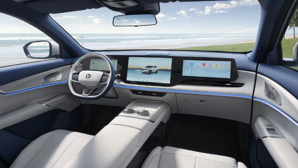 changan cs75 plus hev кроссовер салон 