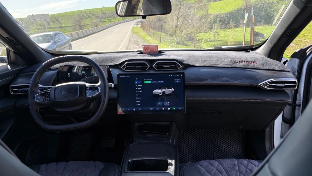 Dongfeng Aeolus L7 тест салон интерьер