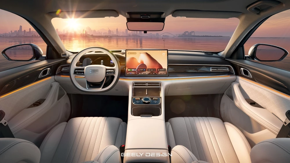 Седан Geely Galaxy Starshine 7 Max салон интерьер