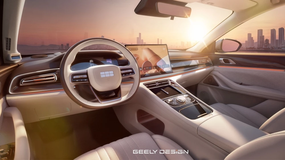 Седан Geely Galaxy Starshine 7 Max салон интерьер