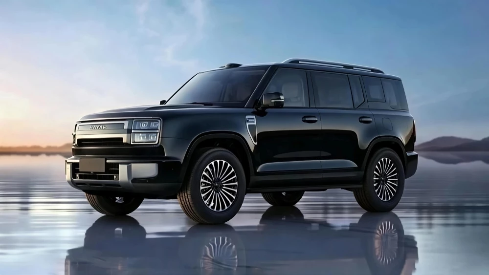 флагманский кроссовер haval gwm h10 спереди сбоку