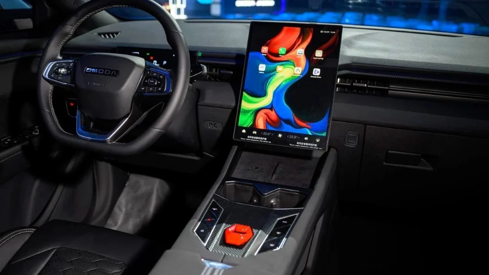 кроссовер chery omoda c4 в пекине интерьер