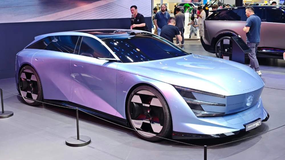 концепт-кар peugeot на автосалоне в пекине 2026