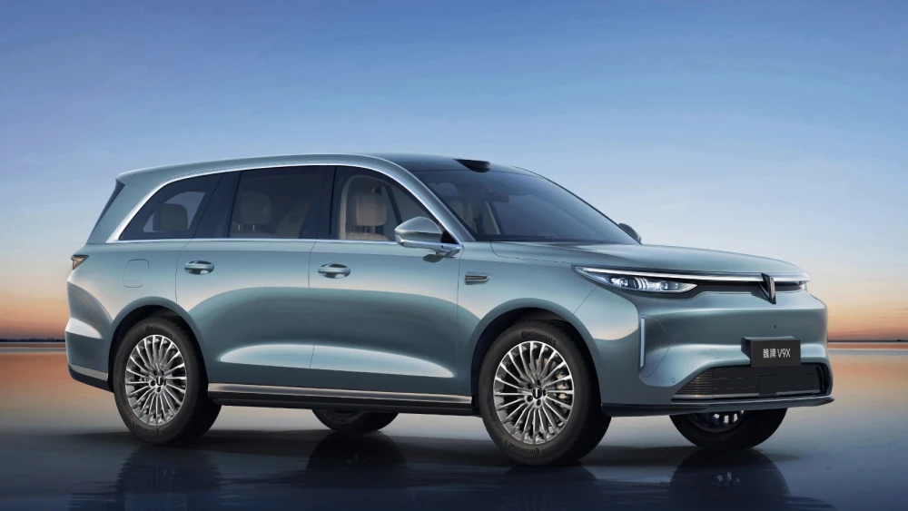 wey v9x старт продаж цены комплектации сбоку спереди кроссовер голубой стандартная колесная база