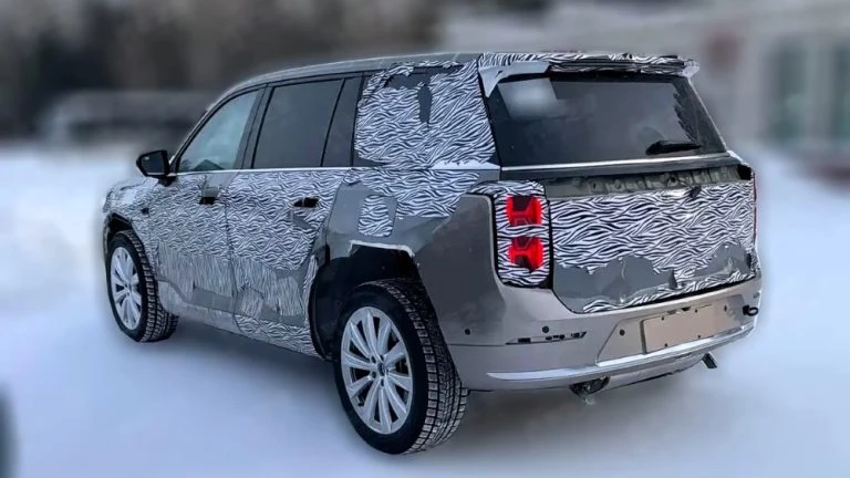 удлиненный gac s9l кроссовер в китае сзади сбоку