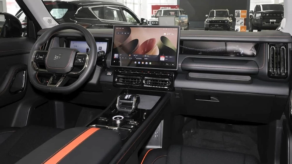 кроссовер jetour 7 plus t1 2026 салон интерьер