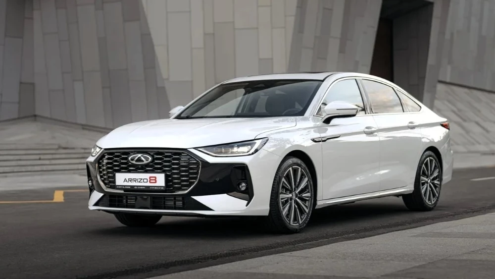 седан chery arrizo 8 сбоку спереди Казахстан