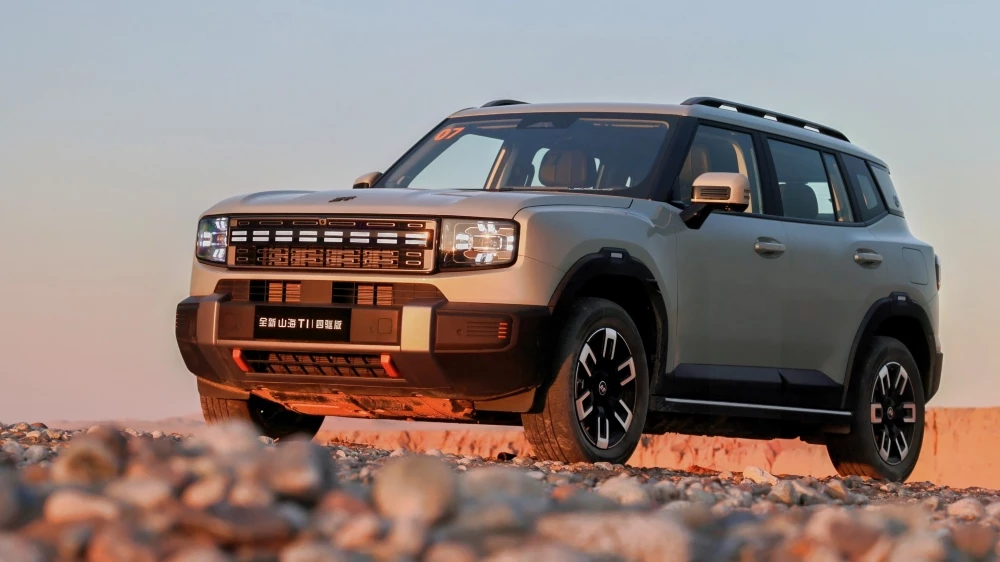 кроссовер jetour shanhai t1 2026 спереди сбоку