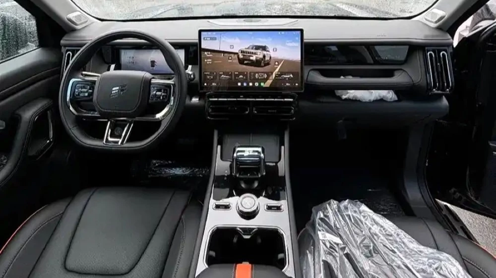обновленный кроссовер jetour t1 2026 салон интерьер