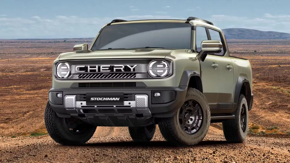 chery stockman пикап сбоку спереди дизель гибрид
