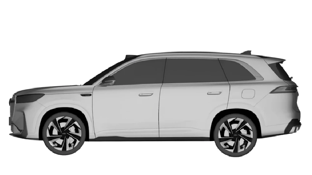 новый кроссовер chery tiggo 8 патентные изображения сбоку