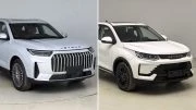 кроссоверы jetour x90 x50 спереди сбоку