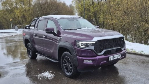 Foton Tunland V9 тест сбоку спереди
