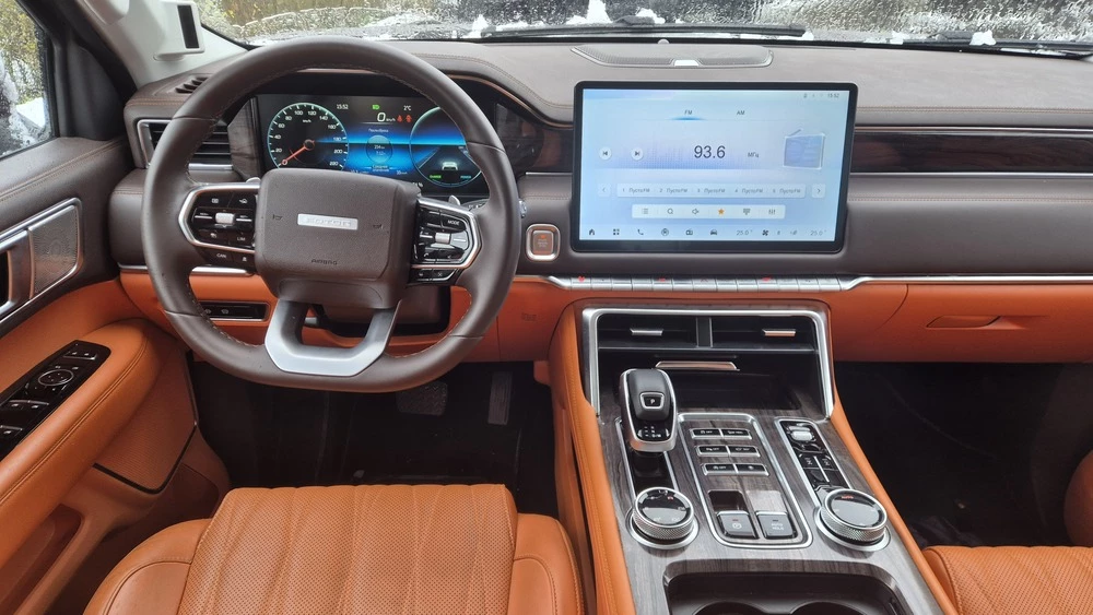 Foton Tunland V9 тест салон интерьер