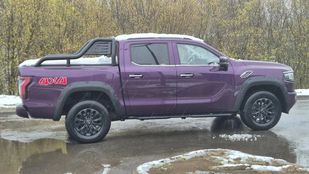 Foton Tunland V9 тест сбоку