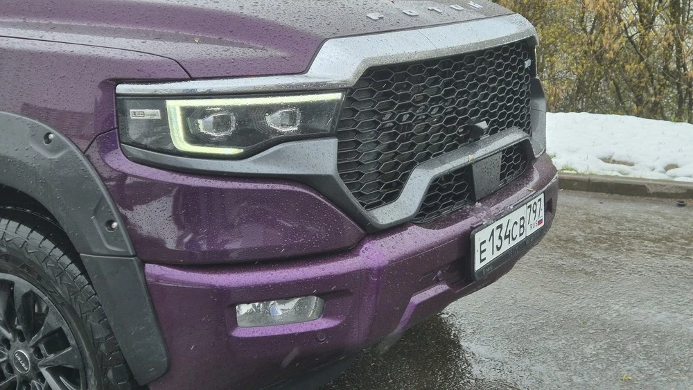 Foton Tunland V9 тест передняя часть