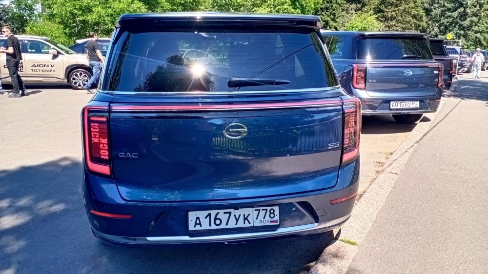 GAC S9 презентация в России сзади