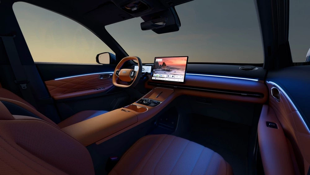 Geely Galaxy Starship 7 EV Voyager салон интерьер