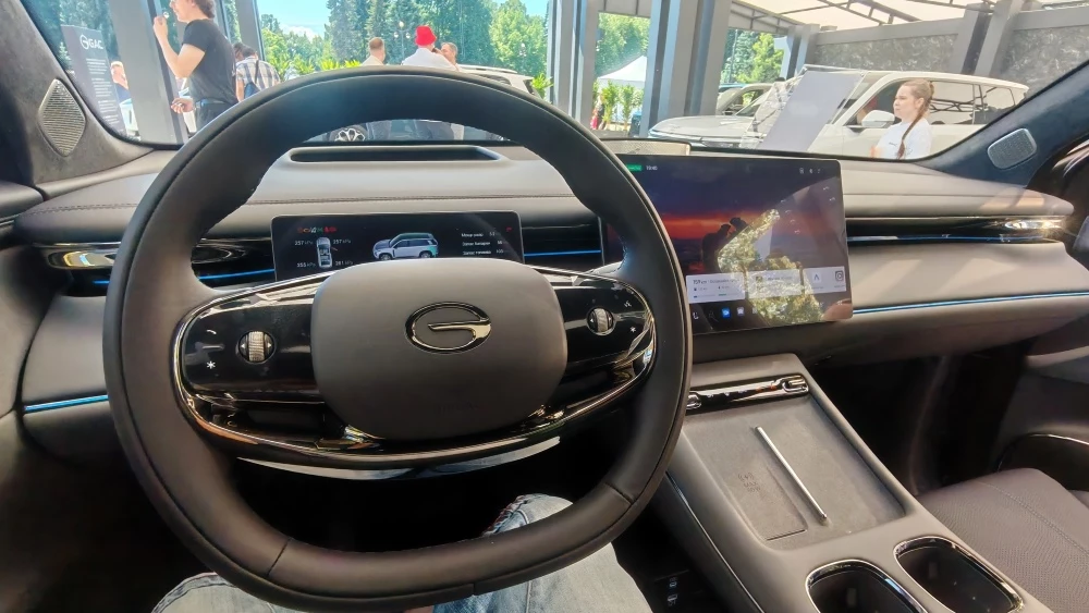 gac s7 презентация в Санкт-Петербурге салон интерьер