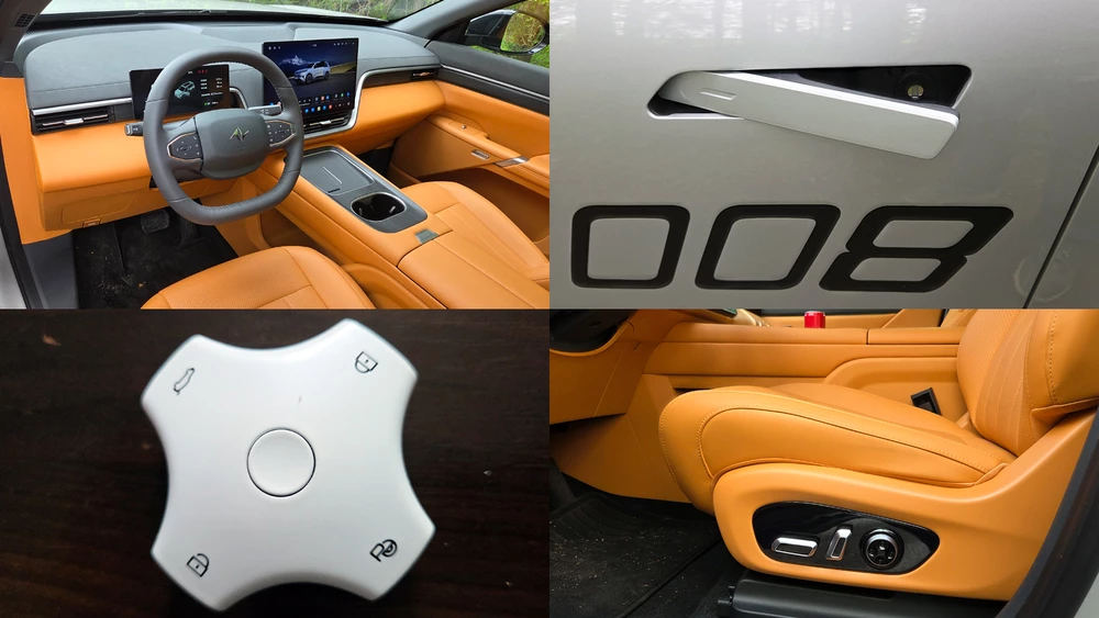 eπ008 Ипай 008 Dongfeng тест в Беларуси салон интерьер детали ручки ключ