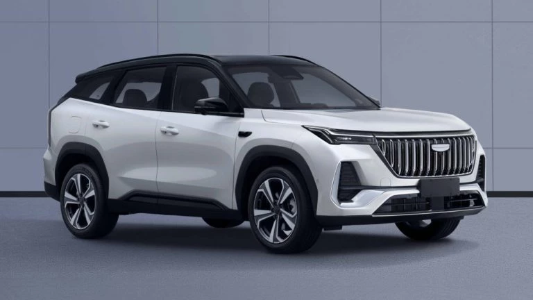 Прототип Volga K40 обновили в Китае geely atlas сбоку спереди