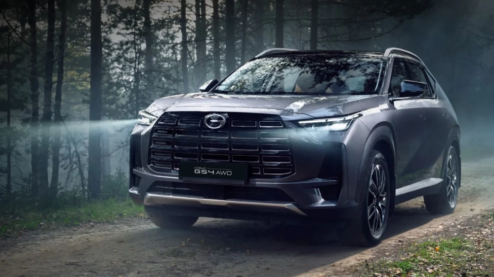 gac gs4 awd сбоку спереди полный привод