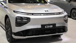 электрический кроссовер xрeng g9 спереди