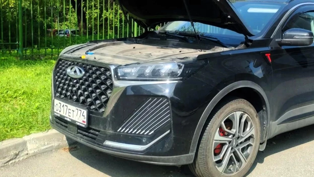 кроссовер chery tiggo 7 pro max моторный отсек