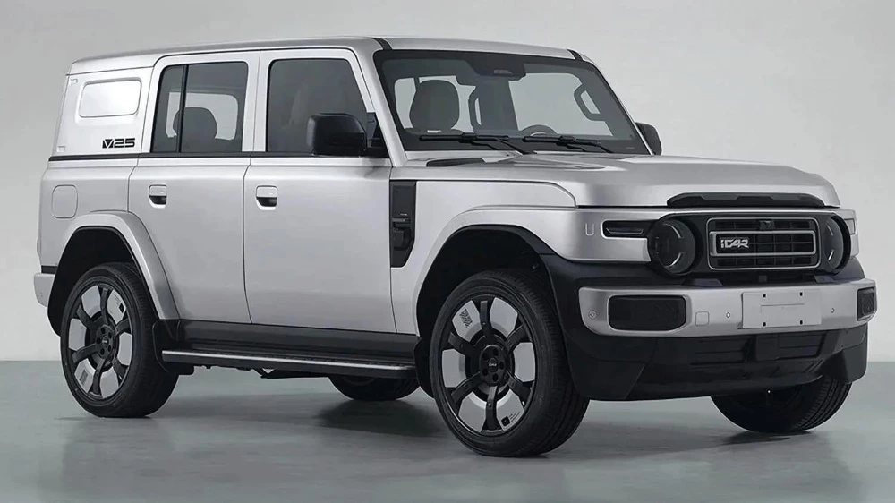 кроссовер chery icar v25 спереди сбоку гибрид