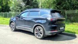 кроссовер chery tiggo 7 pro max сзади сбоку