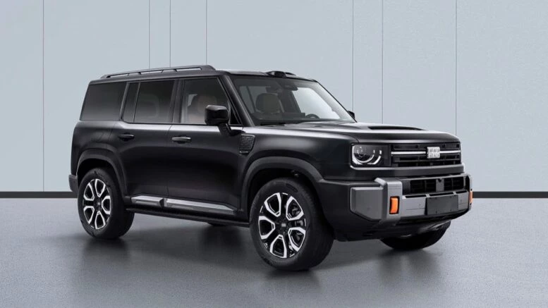 внедорожник geely galaxy cruiser 700 сбоку спереди гибрид