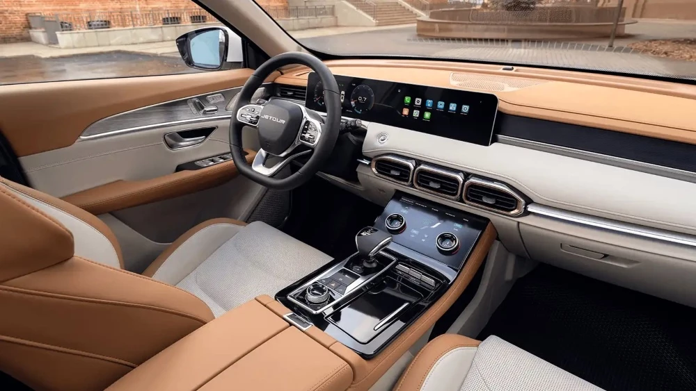 jetour x70 plus интерьер салон кроссовер