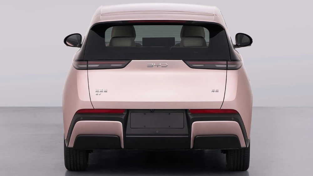 BYD Seagull новое поколение новый сзади