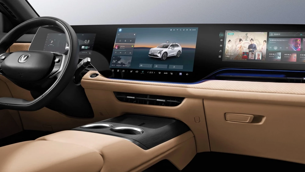 кроссовер changan cs75 plus awd салон интерьер