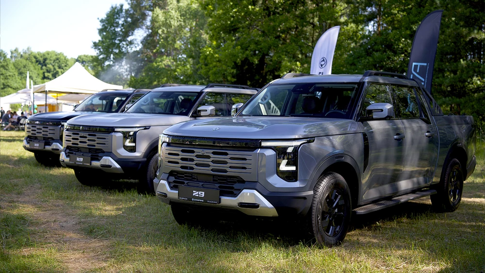 Dongfeng Z9 в Беларуси сбоку спереди