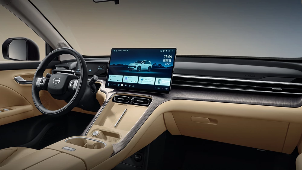 Новый кроссовер GAC GS4 пятого поколения салон интерьер