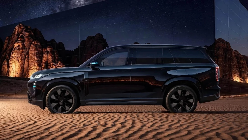 Обновленный кроссовер GAC S7 в Китае продажи сбоку