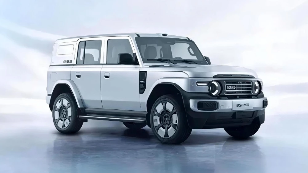 кроссовер chery icar v25 спереди сбоку гибрид