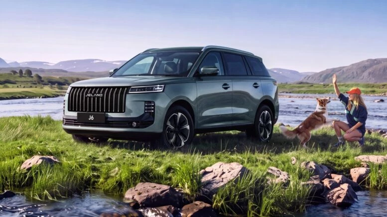 Кроссовер Jeland J6 AWD с полным приводом сбоку спереди