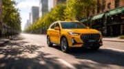 jetour x70 plus в такси сбоку спереди кроссовер